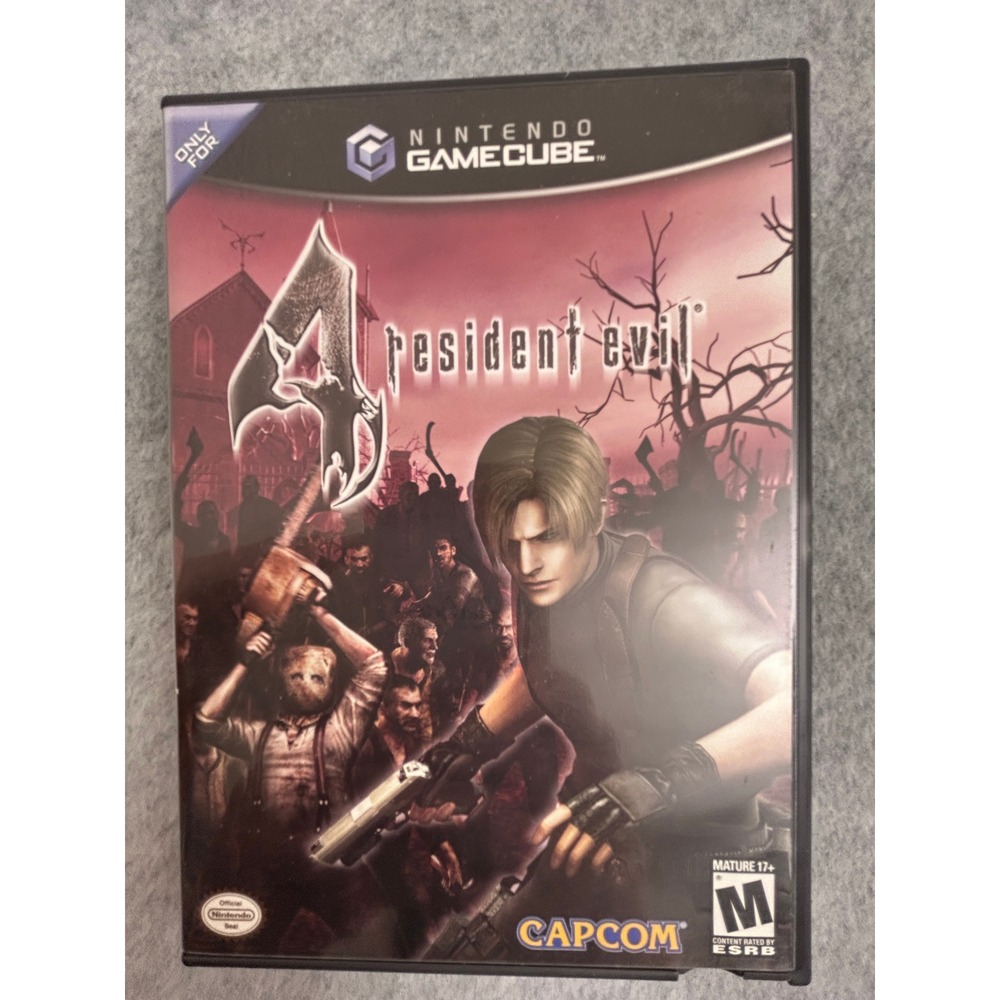 Resident Evil 4 Nintendo GameCube CIB 2-Disc Set Capcom Horror Game DOL-G4BE-USA